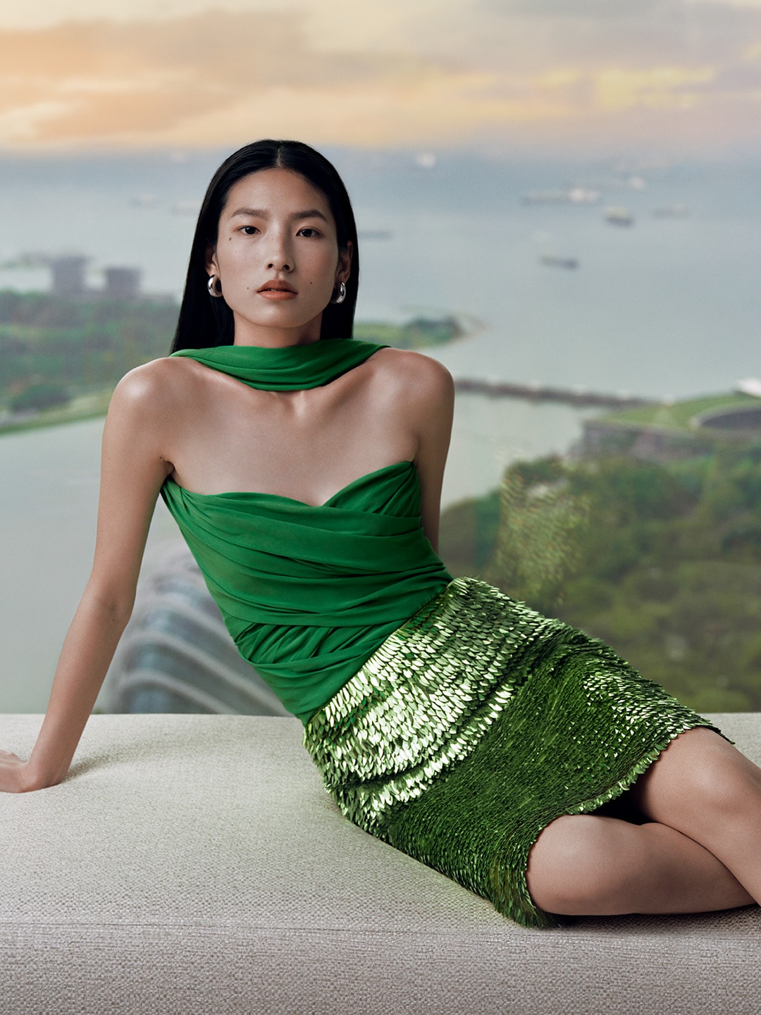 Woman looking at luxury jewellery