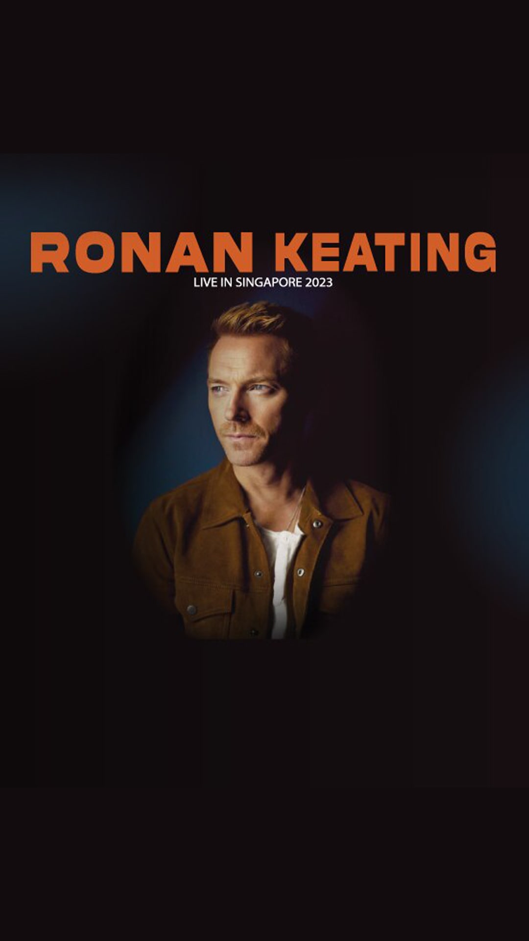 Ronan Keating 라이브 인 싱가포르 2023