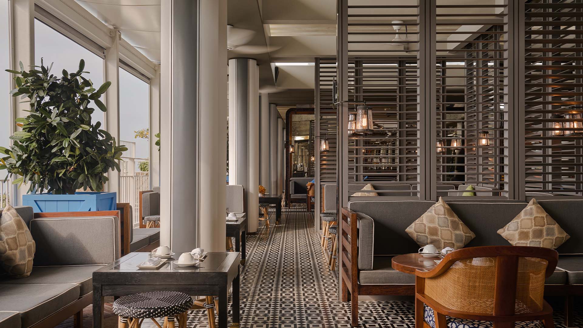 마리나 베이 샌즈의 루프탑에 위치한 싱가포르의 루프탑 바