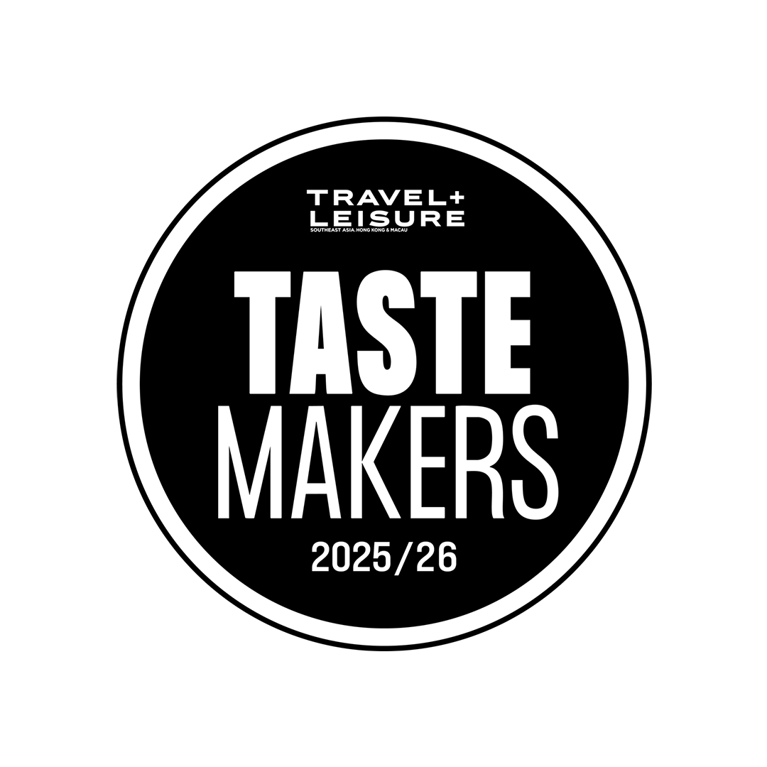 2025 – 2026 Travel + Leisure Southeast Asia: Tastemakers (Winner)