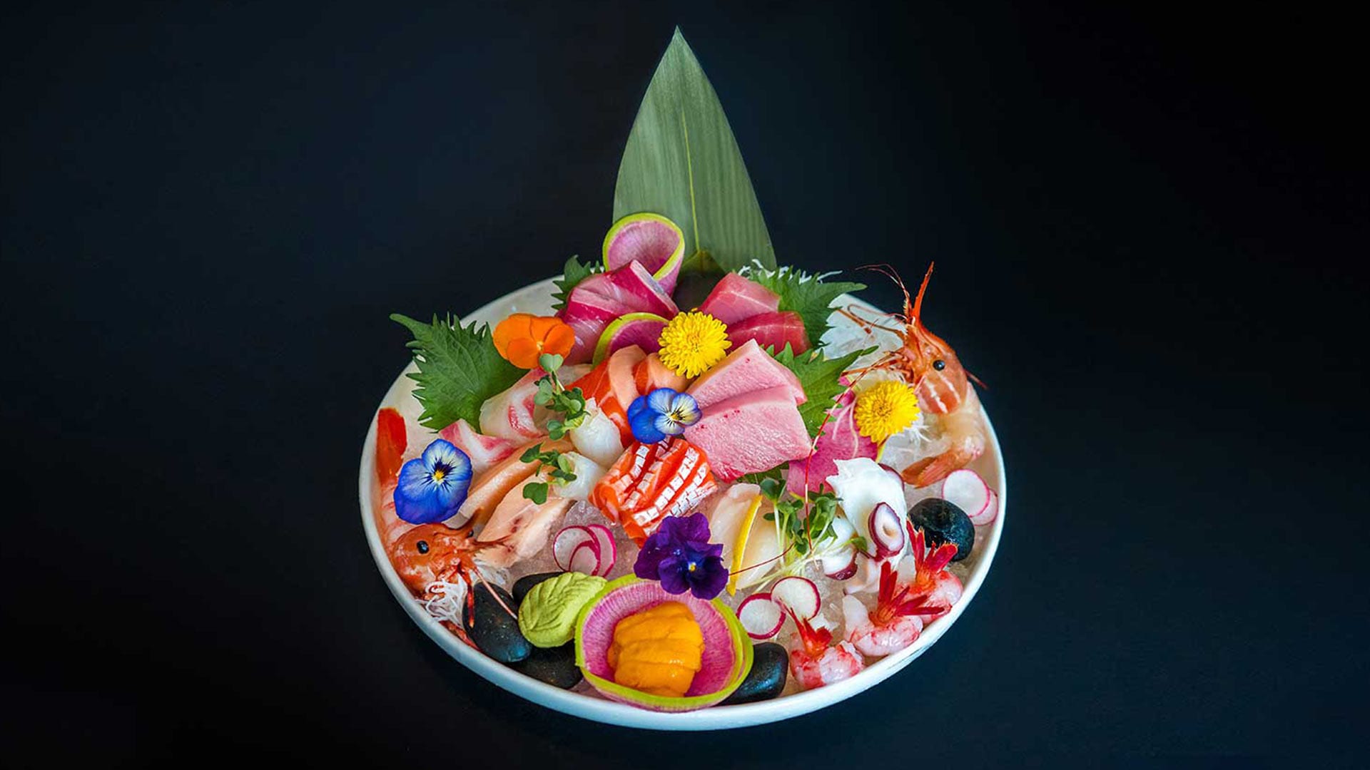 Sashimi in a bowl at Sen of Japan