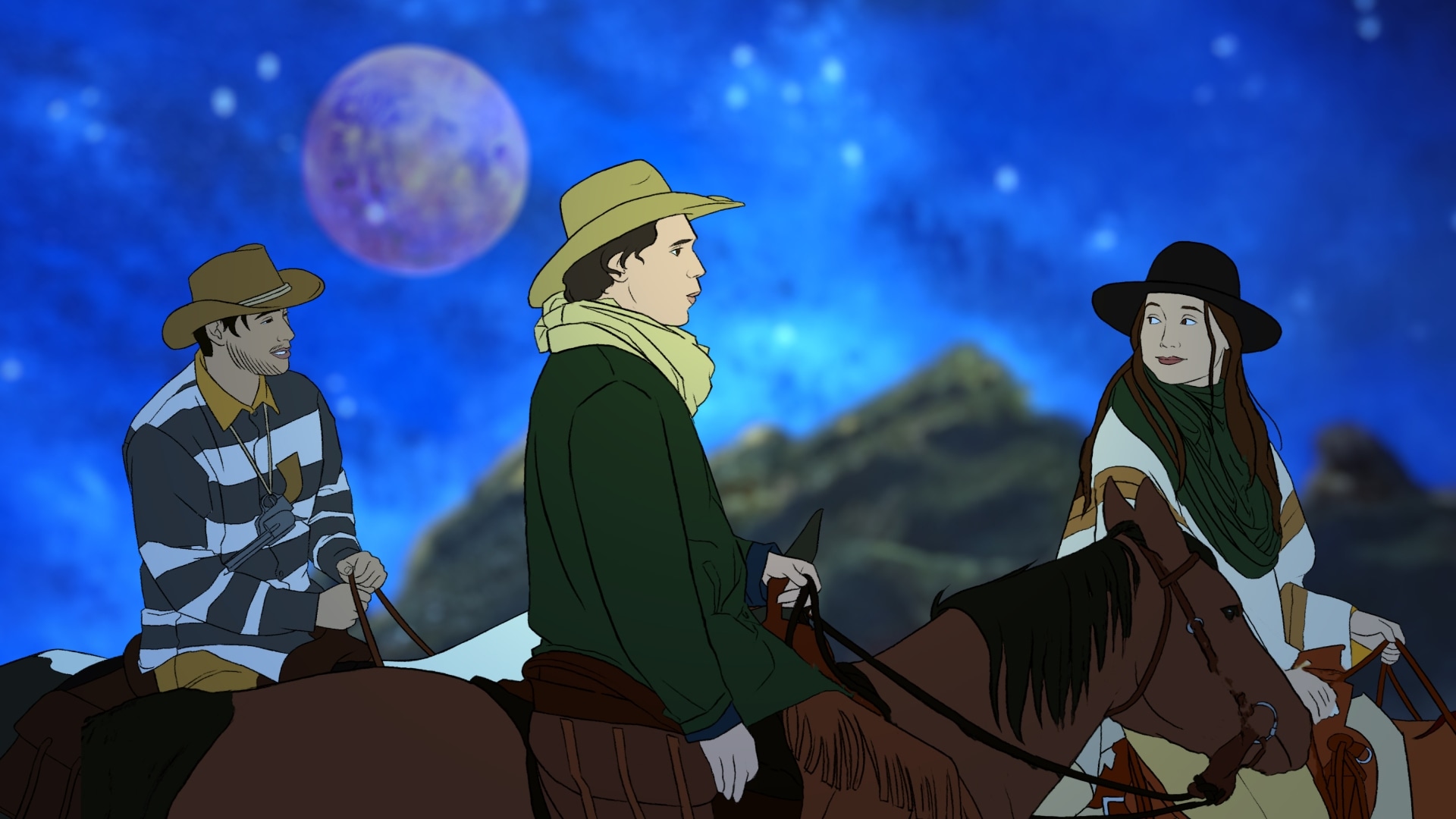 Quantum Cowboys (2022) by Geoff Marslett | 99min | PG13 (Some Coarse Language and Violence)