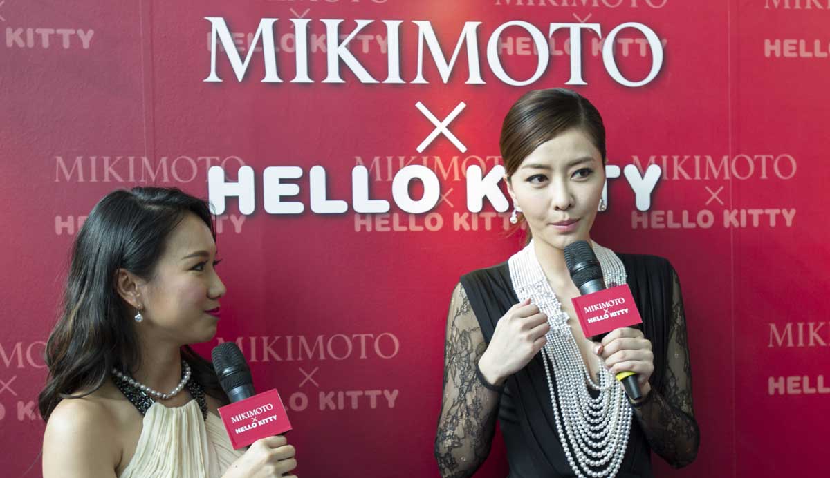 마리나 베이 샌즈 Xiong Dai Lin 및 Mikimoto x Hello Kitty 컬렉션