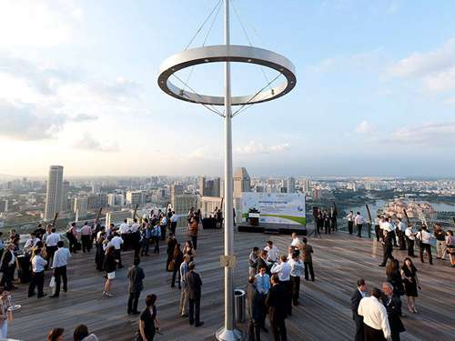 Sands SkyPark에서의 특별 이벤트 - 싱가포르의 유일무이한 회의장소