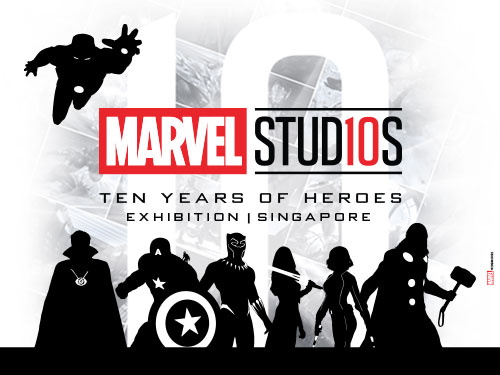 MARVEL STUDIO 10 Years of Hero Exhibition at Marina Bay Sands 마리나 베이 샌즈에서 열리는 마블 스튜디오 히어로의 10년 전시회