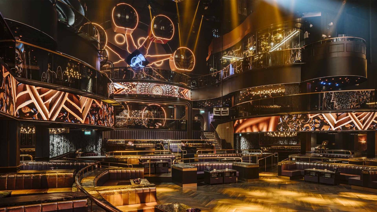 Ferris Wheel and slide at the best nightclub in Singapore, Marquee at Marina Bay Sands