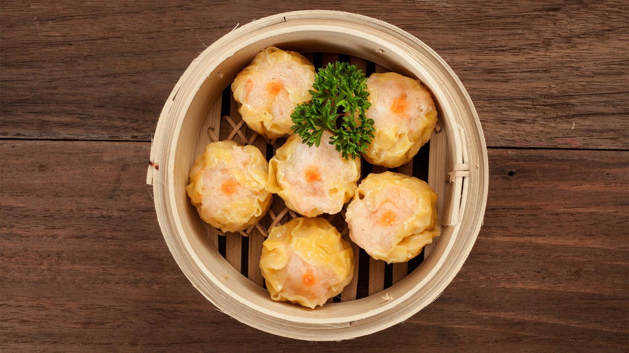 Siu mai, a traditional and popular dim sum dish