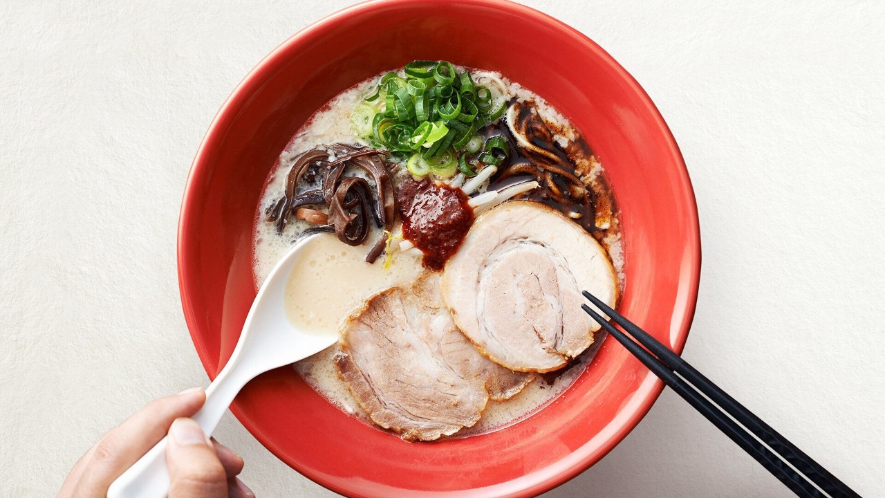 Authentic ramen at Ippudo, a casual dining restaurant in Singapore
