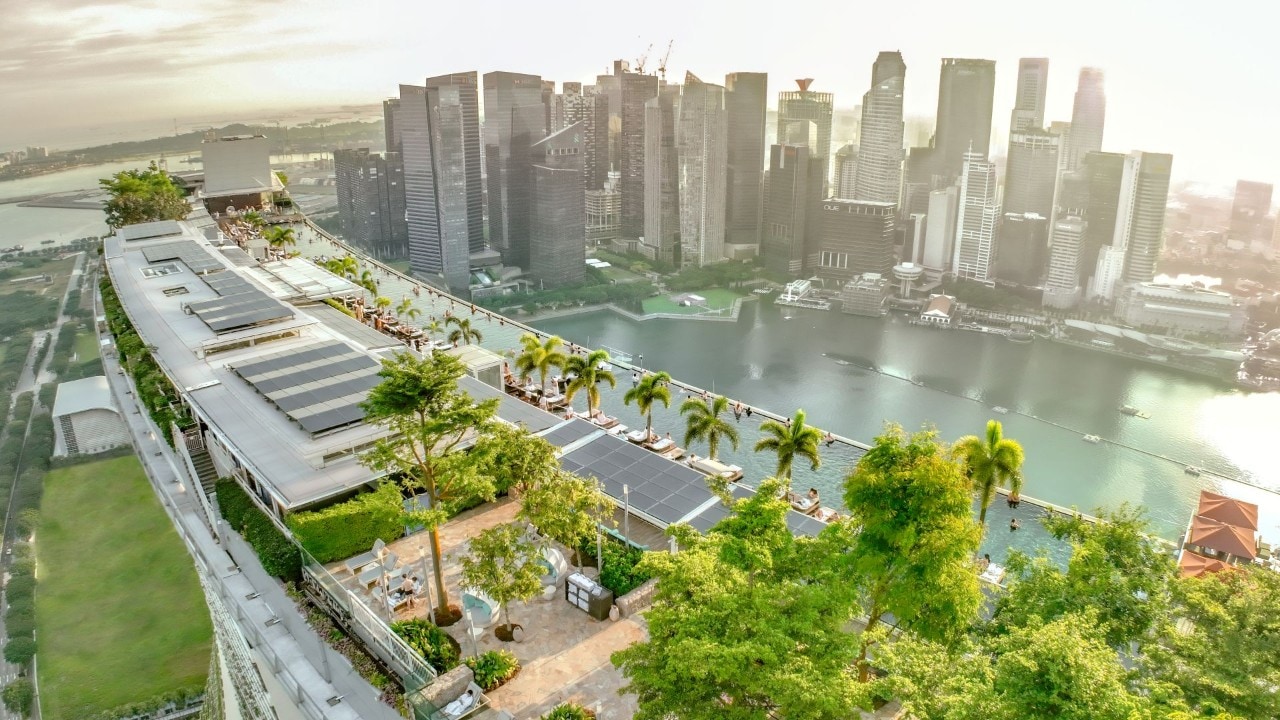 Hotel suite at Marina Bay Sands