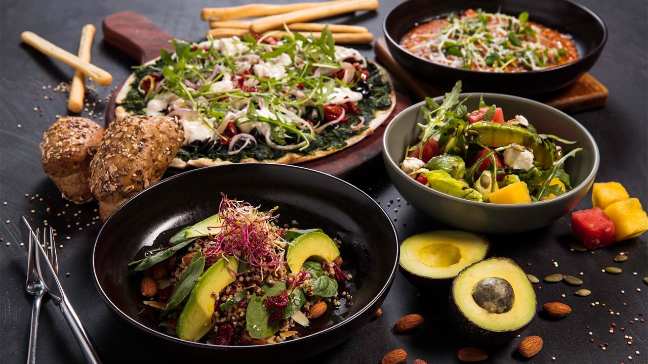 Plant-based food at Marina Bay Sands Restaurants