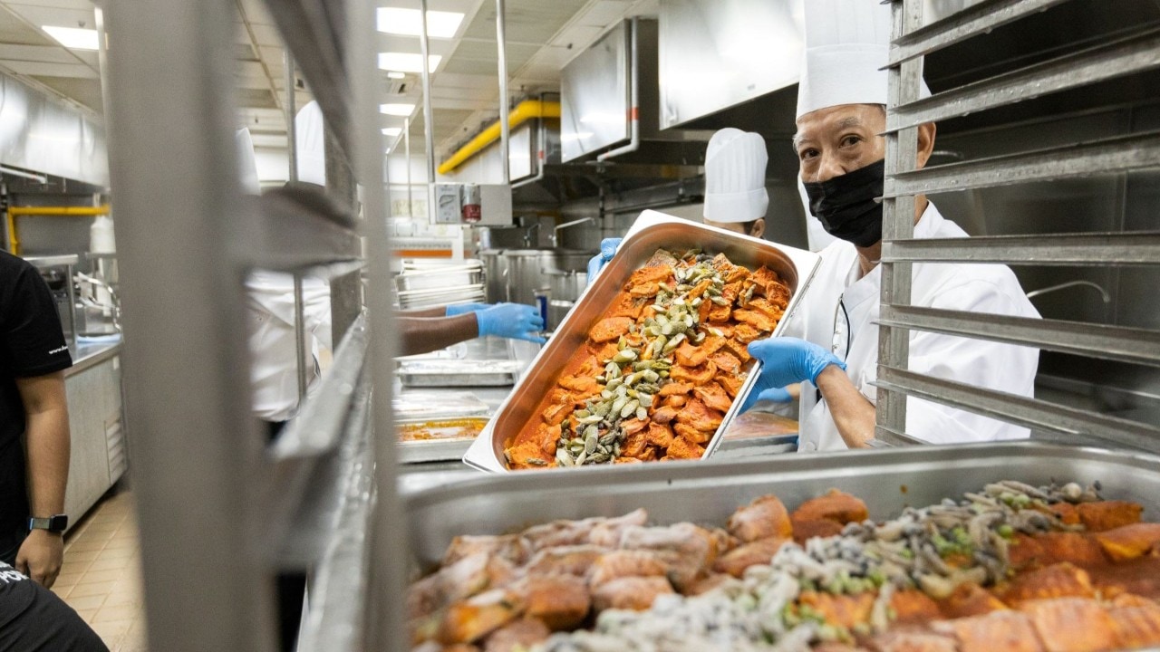 Food bank and Marina Bay Sands